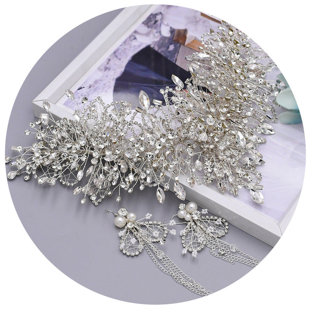 Bridal Full Head Luxury Crystal Wedding Tiara Crown Pleasures and Sins