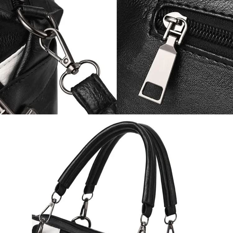 Ladies Geometric Colorblock Soft Faux Leather Handbag Bag Pleasures and Sins