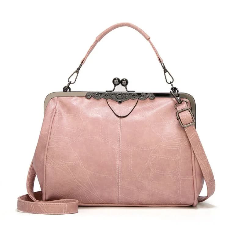 Vintage Buckle Handbags Adjustable Crossbody Bag Bag Pleasures and Sins Pink