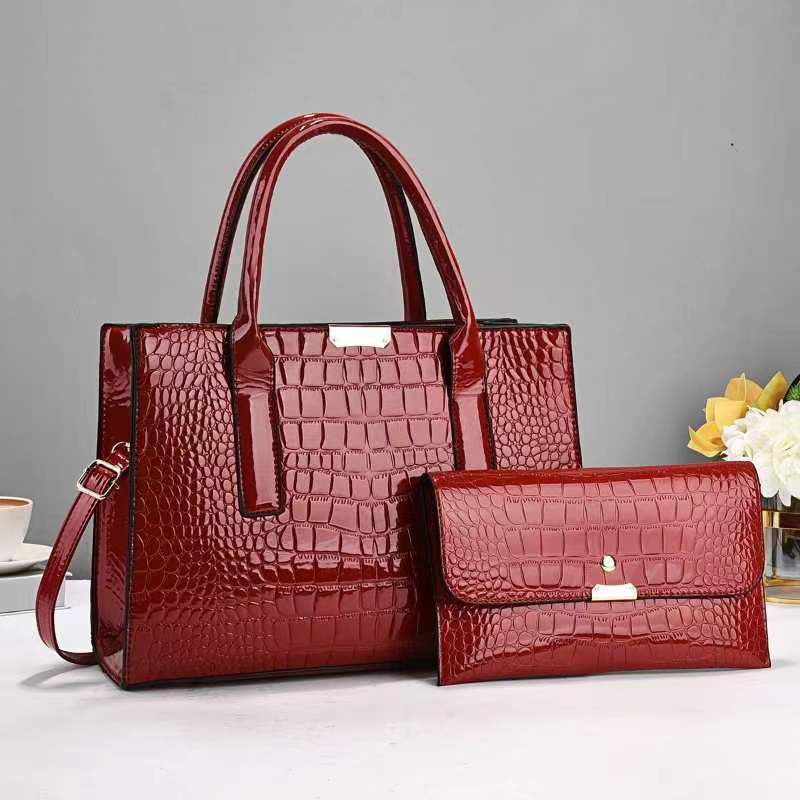 Stone Pattern Fashion Trend Large-capacity Crossbody Bag and Purse