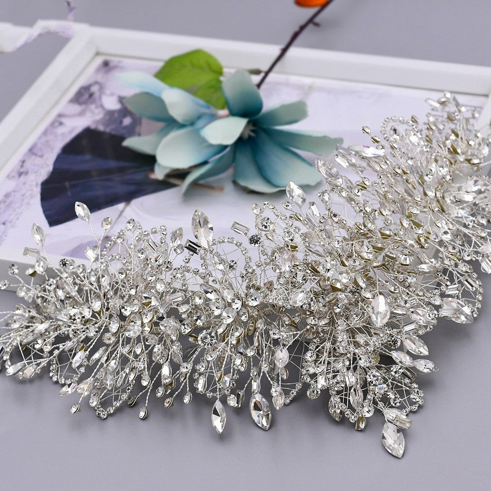 Bridal Full Head Luxury Crystal Wedding Tiara Crown Pleasures and Sins