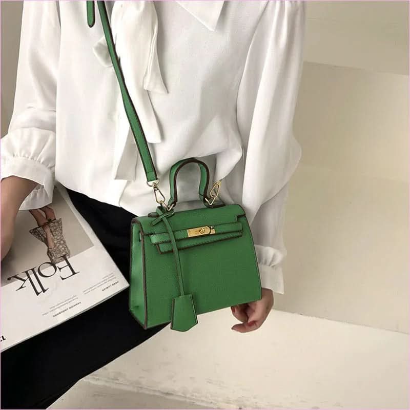 Colorful Solid Pu Kelly Small Bag for a Chic Crossbody Look - Pleasures and Sins