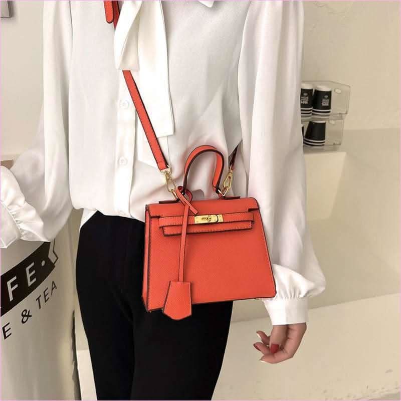 Colorful Solid Pu Kelly Small Bag for a Chic Crossbody Look - Pleasures and Sins