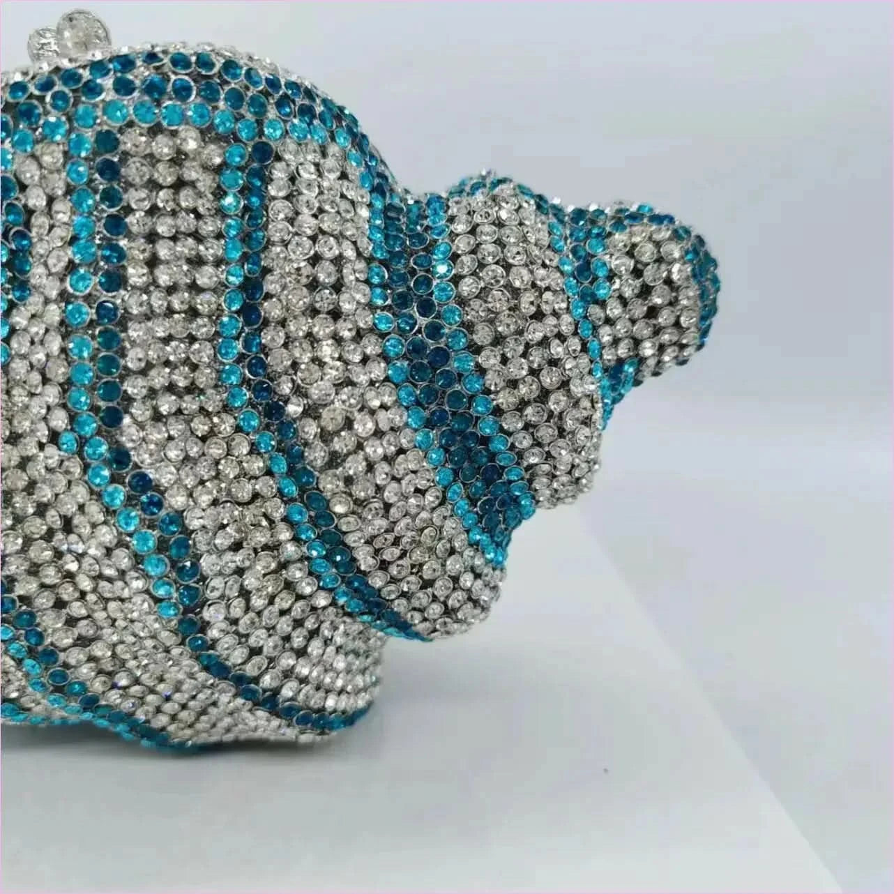 Conch Shape Rhinestone Customised Dinner Clutch Bag for Elegant Events - Pleasures and Sins