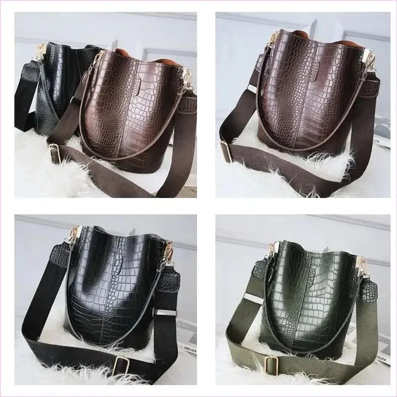 Crocodile Crossbody Bag for Women in Luxurious Style - Pleasures and Sins
