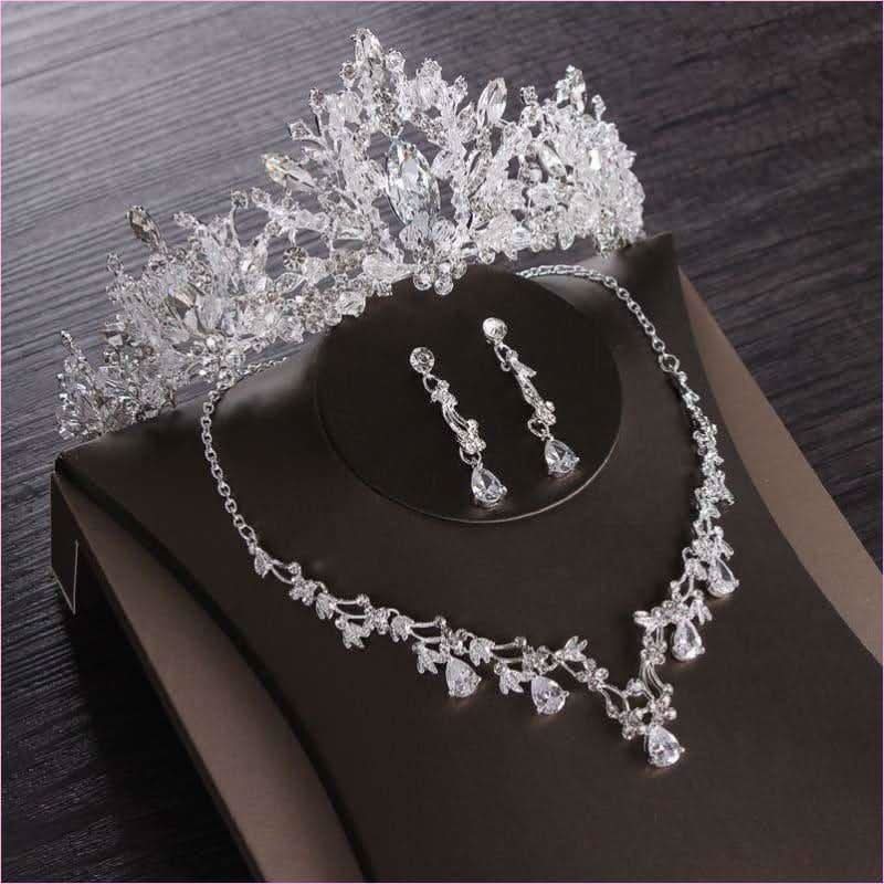 Elegant Bridal Jewelry Set for the Bride Seeking a Fashion Statement on Her Special Day - Pleasures and Sins