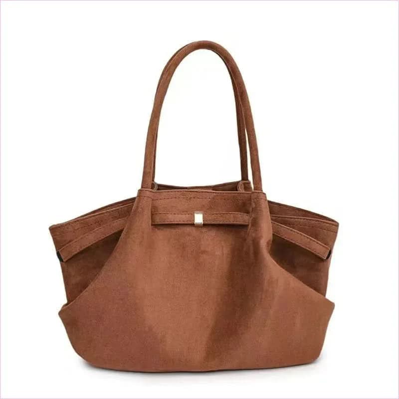 Elegant Suede Tote Bag with Impressive Large Capacity for Modern Women - Pleasures and Sins