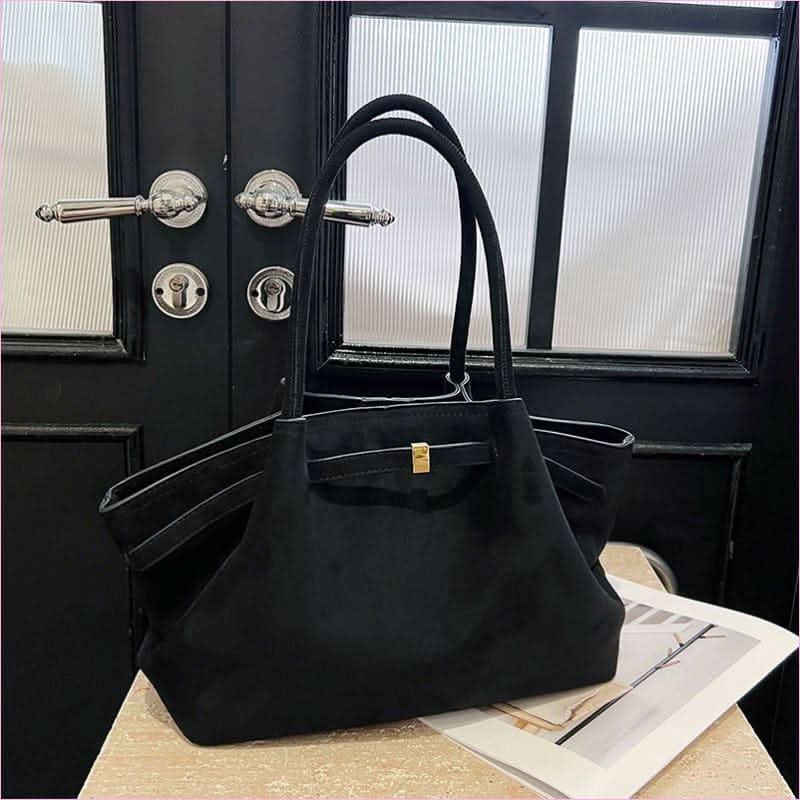 Elegant Suede Tote Bag with Impressive Large Capacity for Modern Women - Pleasures and Sins