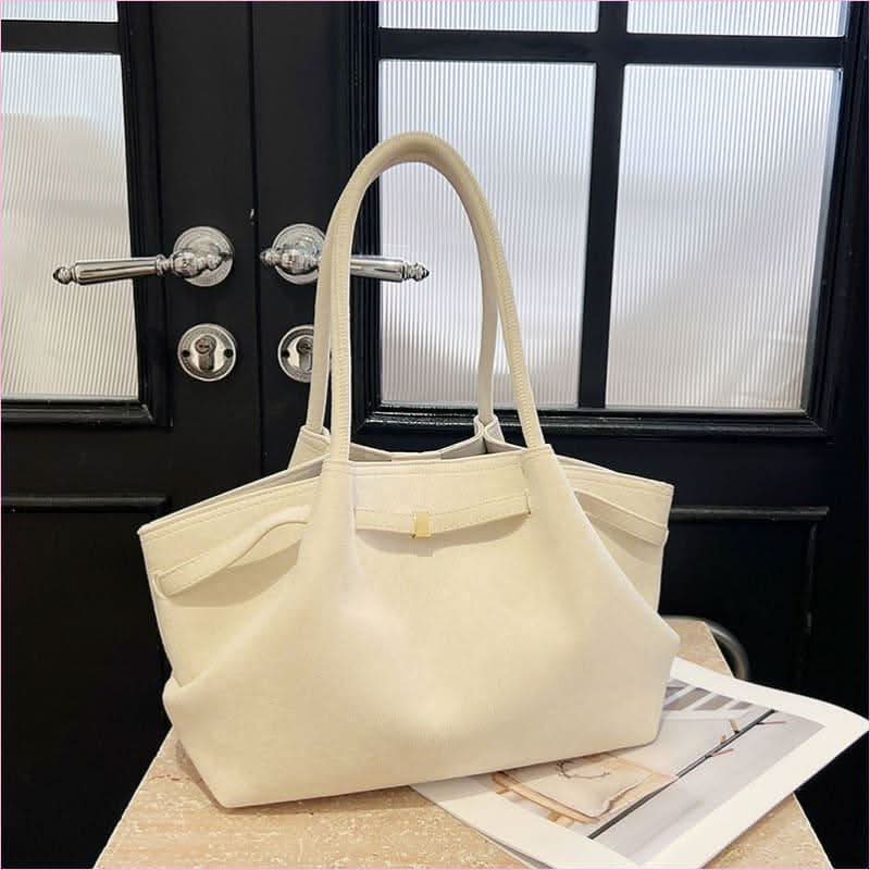 Elegant Suede Tote Bag with Impressive Large Capacity for Modern Women - Pleasures and Sins