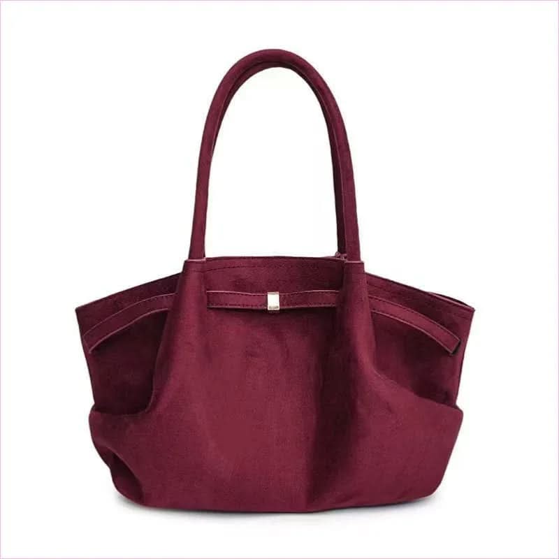 Elegant Suede Tote Bag with Impressive Large Capacity for Modern Women - Pleasures and Sins