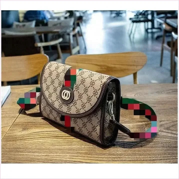High-end Trendy Luxury Cross Body Envelope Bag with Monogram Pattern - Pleasures and Sins