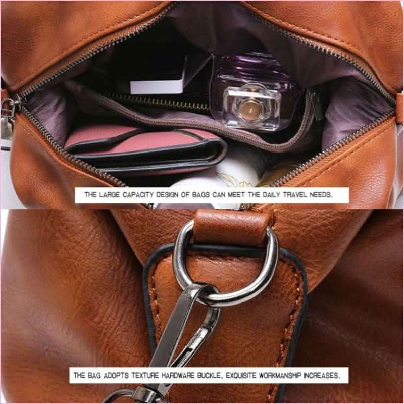 Ladies Casual Handbag with Solid Color Options and Shoulder Strap Bag Design - Pleasures and Sins