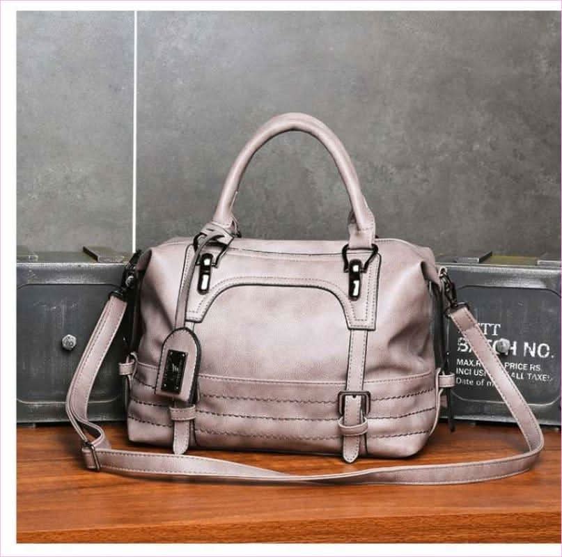 Ladies Casual Handbag with Solid Color Options and Shoulder Strap Bag Design - Pleasures and Sins