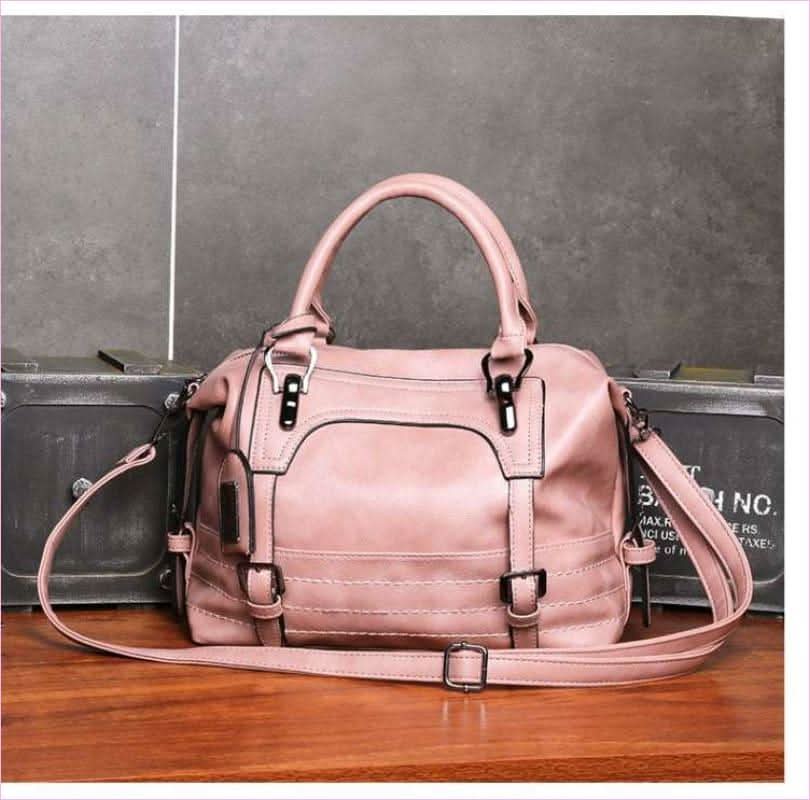 Ladies Casual Handbag with Solid Color Options and Shoulder Strap Bag Design - Pleasures and Sins