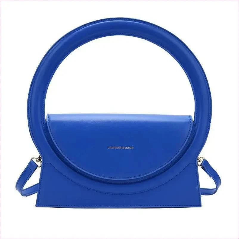 Ladies Circle Handle Designer Handbag Versatile Retro Shoulder Crossbody Bag - Pleasures and Sins