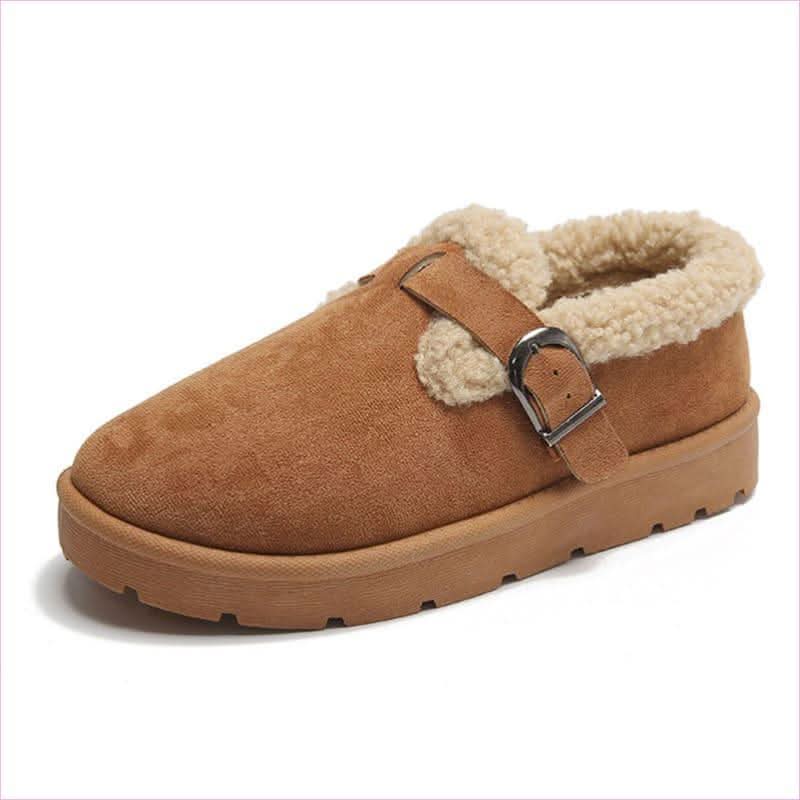 Ladies Thick Sole Fleece-lined Ugg Style Snow Boots for Winter Warmth - Pleasures and Sins
