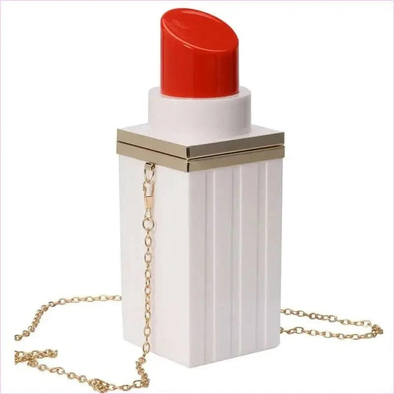 Lipstick Shape Hand Shoulder Evening Bag for Luxe Style - Pleasures and Sins
