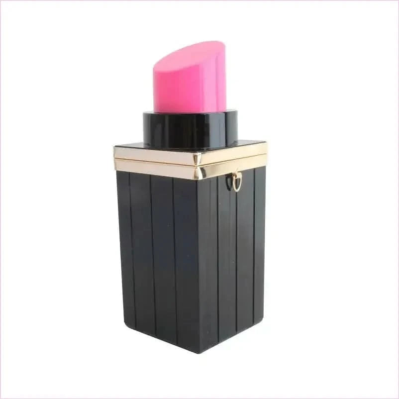 Lipstick Shape Hand Shoulder Evening Bag for Luxe Style - Pleasures and Sins