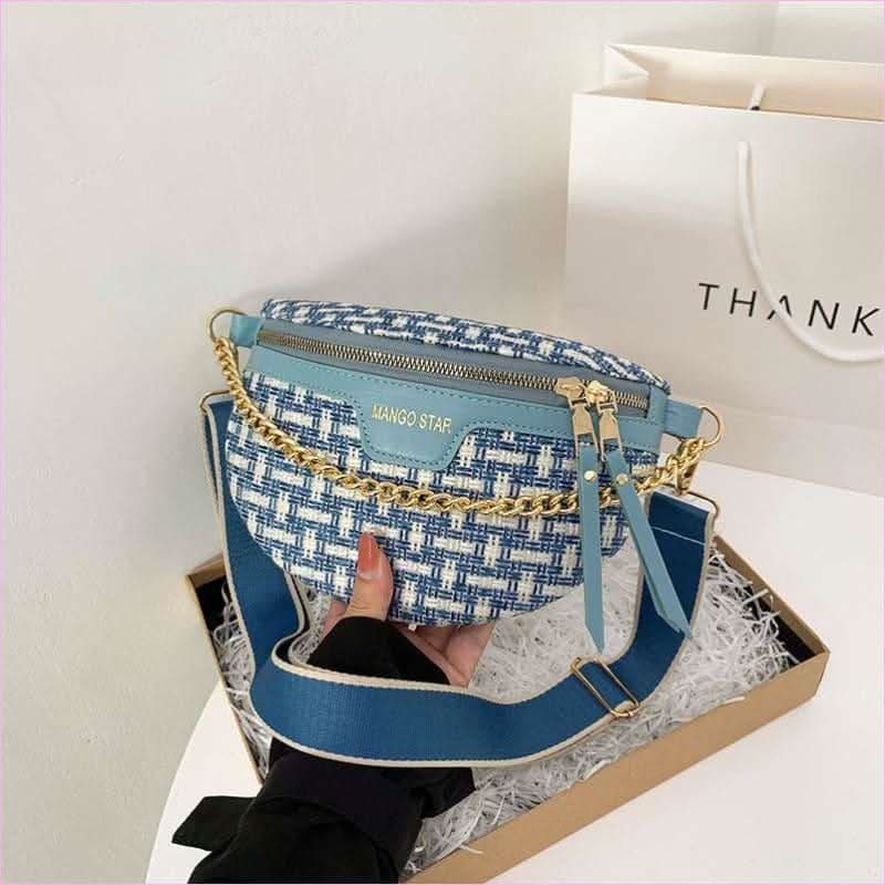 Luxurious Style Women’s Fashion Shoulder Bag with Elegant Chain Detail - Pleasures and Sins