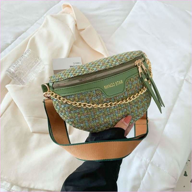 Luxurious Style Women’s Fashion Shoulder Bag with Elegant Chain Detail - Pleasures and Sins