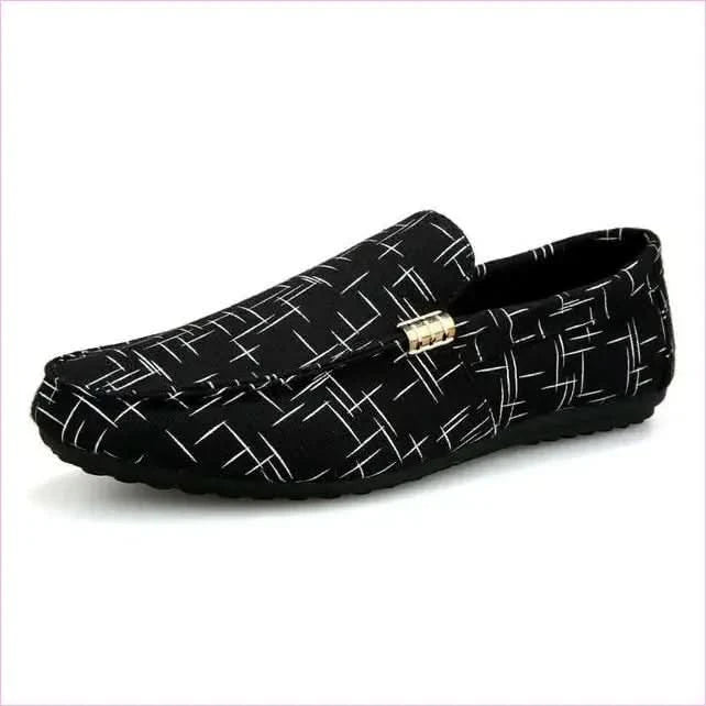 Men Loafers in Light Canvas for Casual Spring Style - Pleasures and Sins