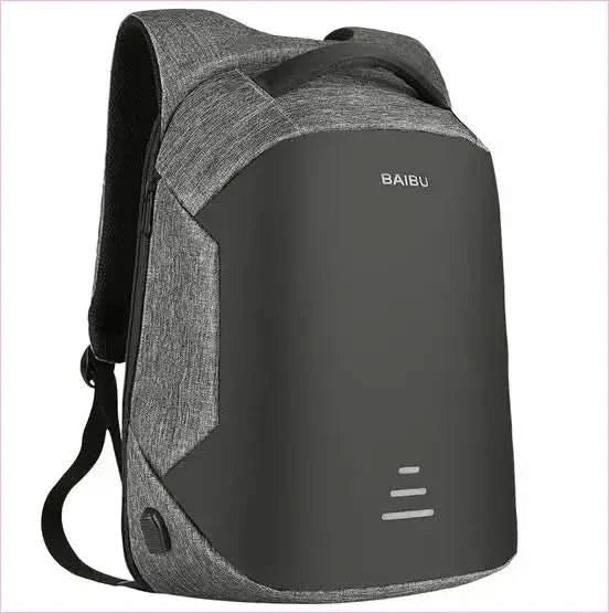 Men's Anti-theft Laptop Backpack with Usb Charging Port - Pleasures and Sins
