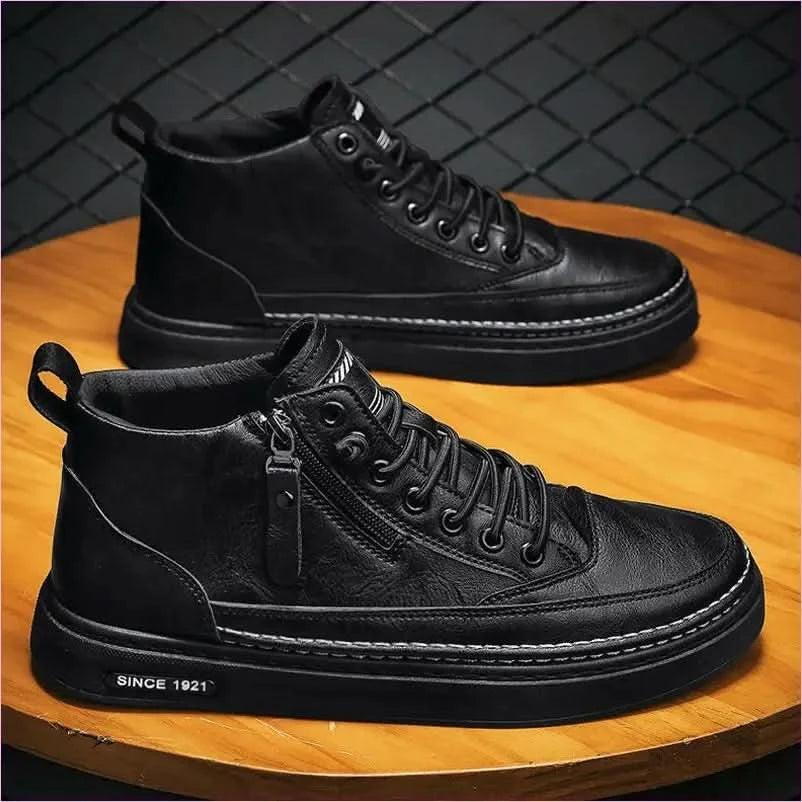 Mens High Top Casual Shoes for Trendy and Versatile Style - Pleasures and Sins