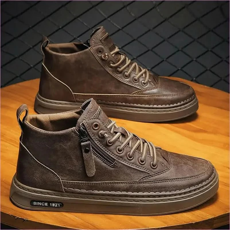 Mens High Top Casual Shoes for Trendy and Versatile Style - Pleasures and Sins