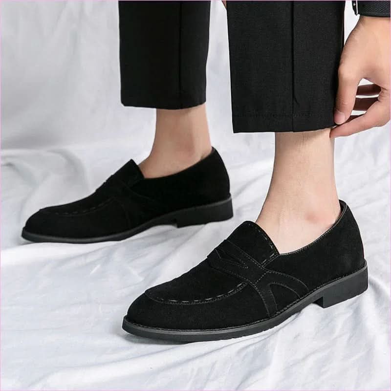 Men's Pointed Toe Casual Suede Moccasins for Everyday Style - Pleasures and Sins