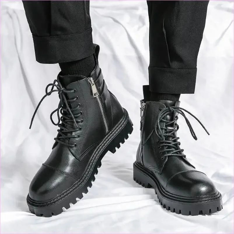 Mid-top Round Head Chelsea Men's Boots for Every Occasion - Pleasures and Sins