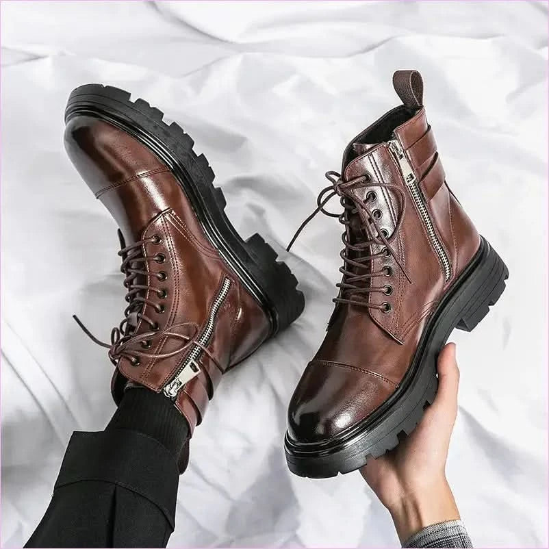 Mid-top Round Head Chelsea Men's Boots for Every Occasion - Pleasures and Sins