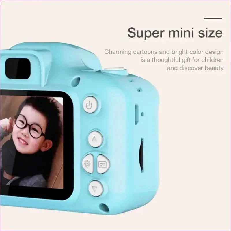 Mint Green Children's Mini Digital Camera with Projection Feature - Pleasures and Sins
