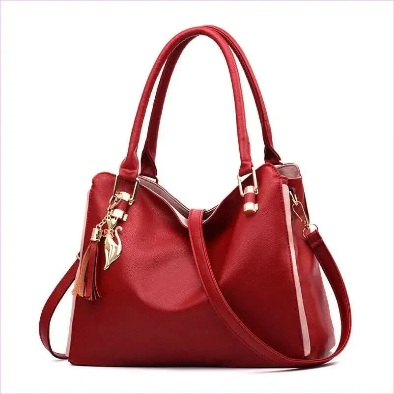 Navy Blue Fashionable Womens Large Capacity Handbag - Pleasures and Sins