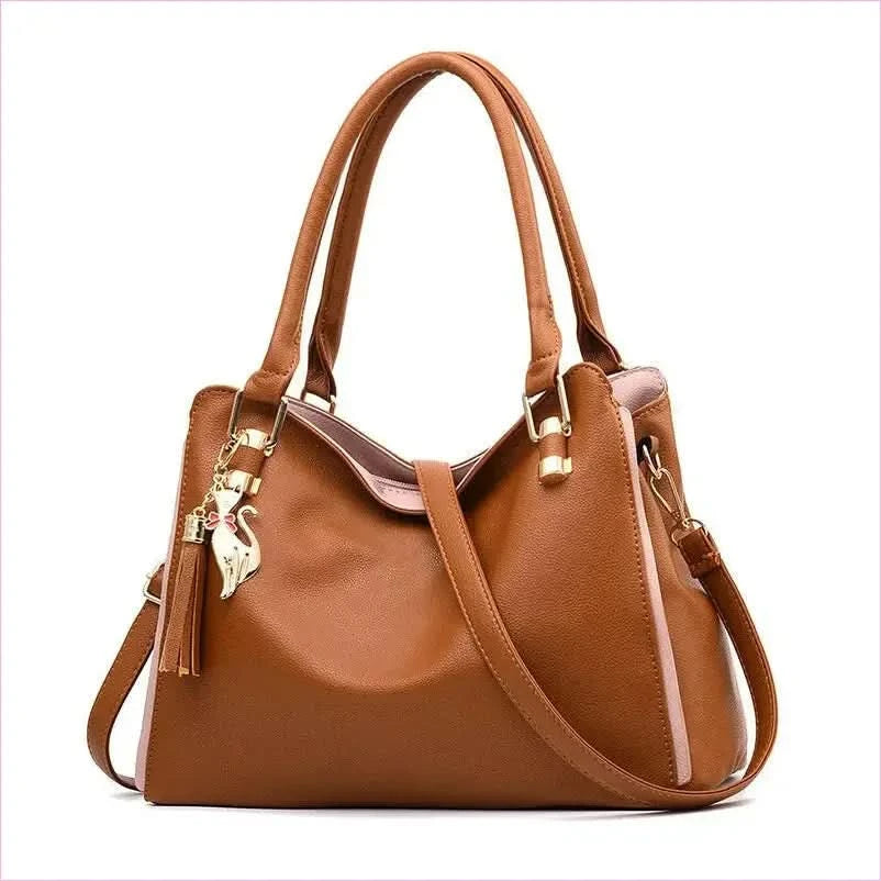 Navy Blue Fashionable Womens Large Capacity Handbag - Pleasures and Sins