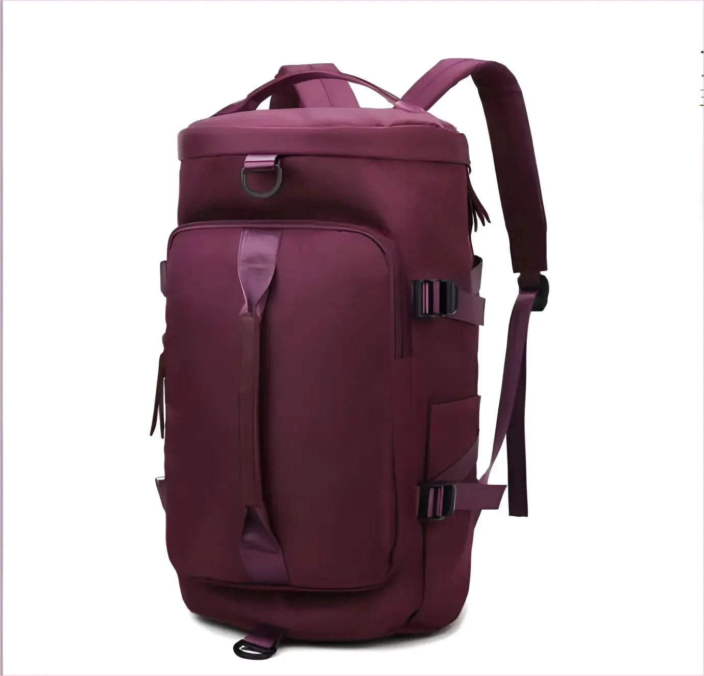 Pink and Gray Womens Gym Bag Backpack with Matching Duffel Bag - Pleasures and Sins
