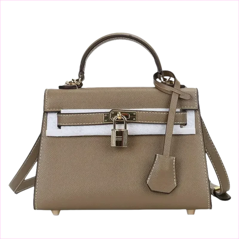 Pleasures and Sins Palm Pattern Handbag with Small Padlock Detail - Pleasures and Sins