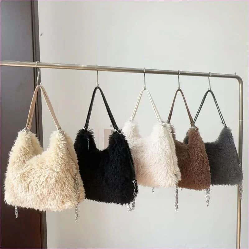 Plush Large Capacity Shoulder Bag for Effortless Style and Practicality - Pleasures and Sins