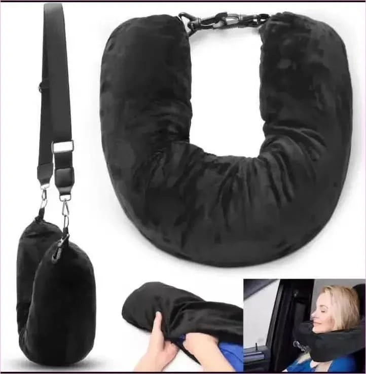 Portable Travel Pillow for Easy Packing and Excess Baggage Solutions - Pleasures and Sins