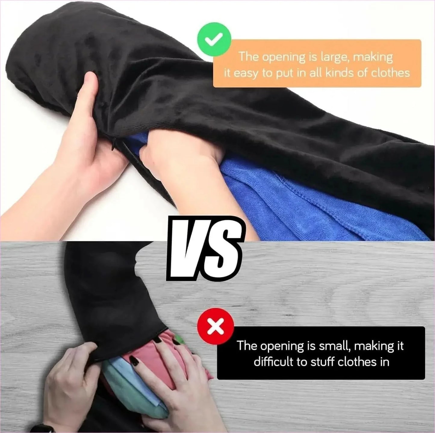 Portable Travel Pillow for Easy Packing and Excess Baggage Solutions - Pleasures and Sins