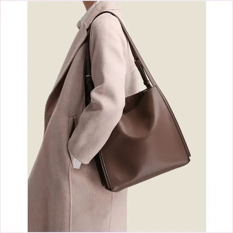 Premium Genuine Leather Commuter Bag for Women on the Move - Pleasures and Sins