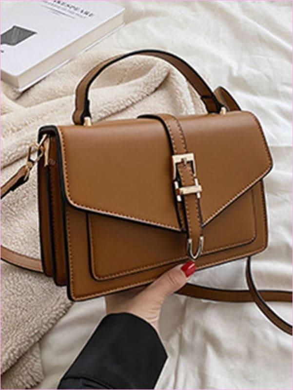 Retro Shoulder Handbag Crossbody Small Square All Match Vintage Style - Pleasures and Sins