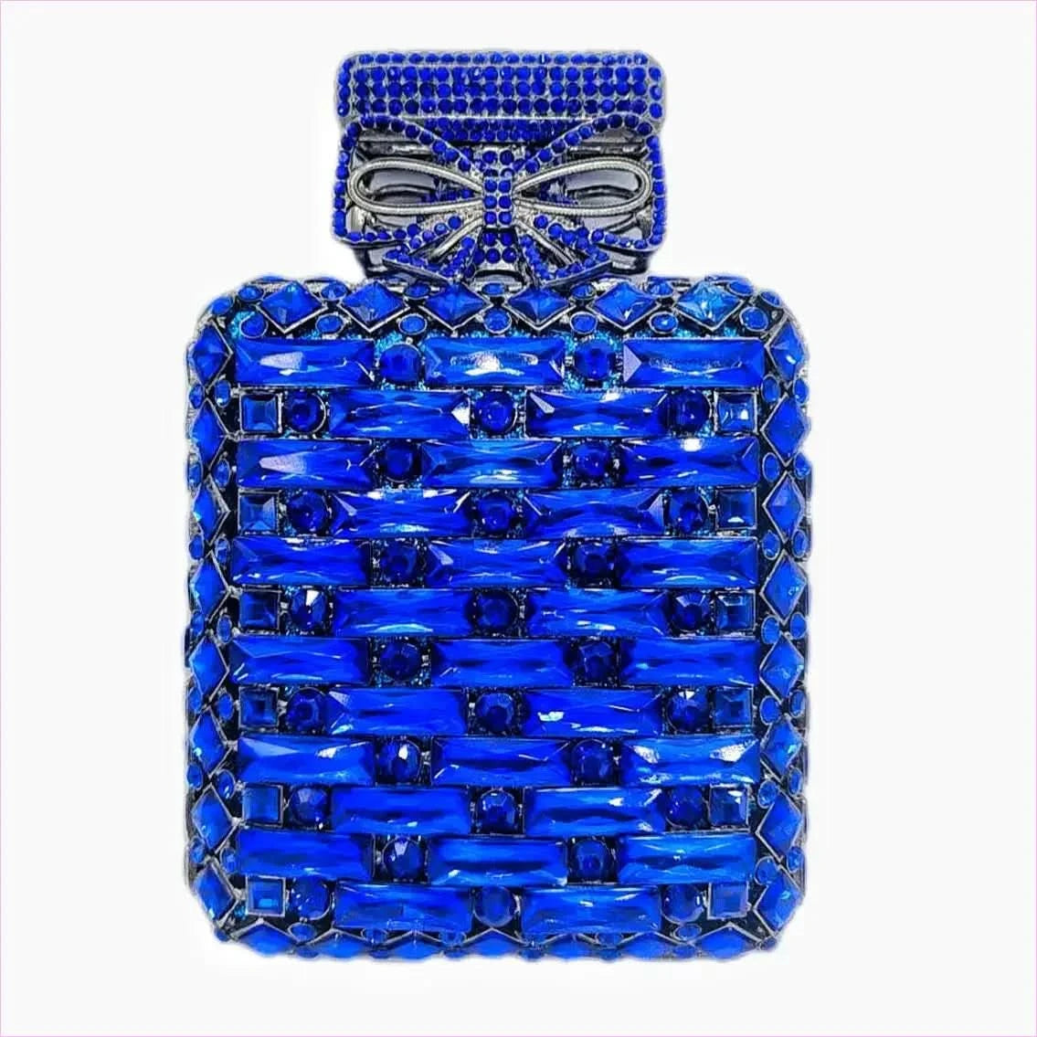 Rhinestone Bag Perfume Bottle with Glamorous Crystal Accents - Pleasures and Sins
