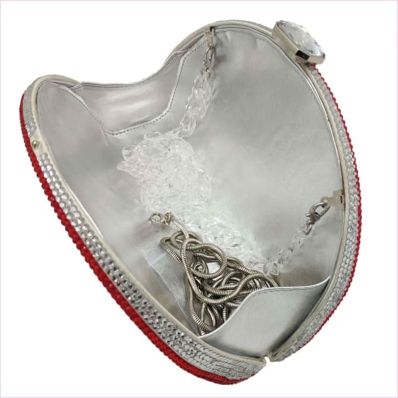 Rhinestone Pride Rainbow Shape Clutch Shoulder Bag for Pride and Style - Pleasures and Sins
