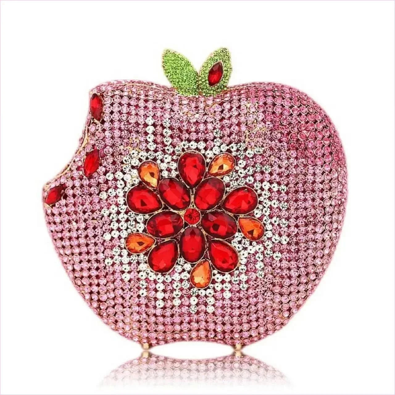 Sparkly Apple Diamond Dinner Bag for Banquets and Events - Pleasures and Sins