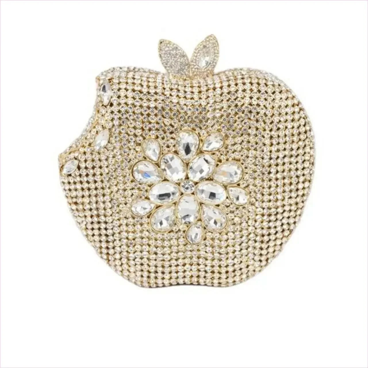Sparkly Apple Diamond Dinner Bag for Banquets and Events - Pleasures and Sins