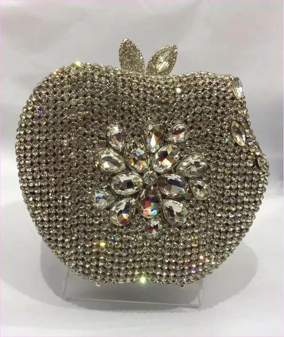 Sparkly Apple Diamond Dinner Bag for Banquets and Events - Pleasures and Sins
