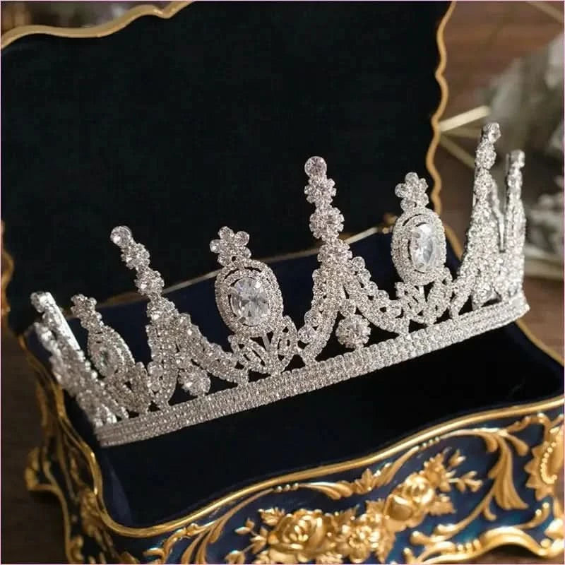 Stunning Luxury Tiara Zirconia for Weddings and Pageants - Pleasures and Sins