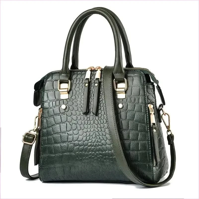 Stylish Ladies Crocodile Print Crossbody Shoulder Bag for Every Occasion - Pleasures and Sins