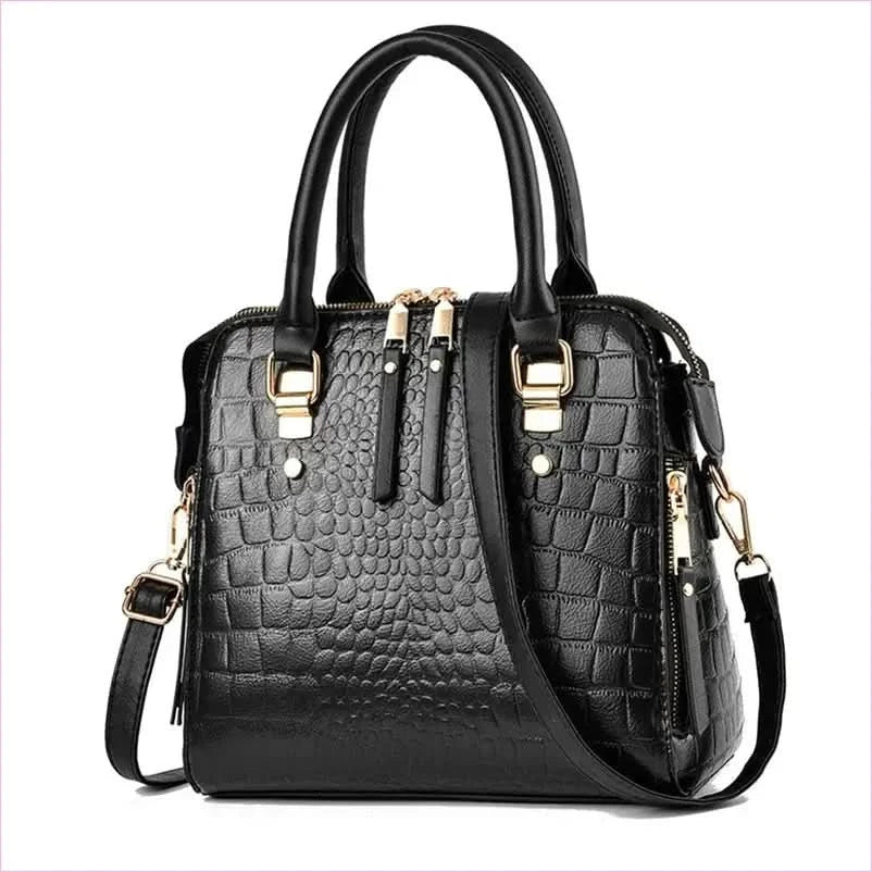 Stylish Ladies Crocodile Print Crossbody Shoulder Bag for Every Occasion - Pleasures and Sins