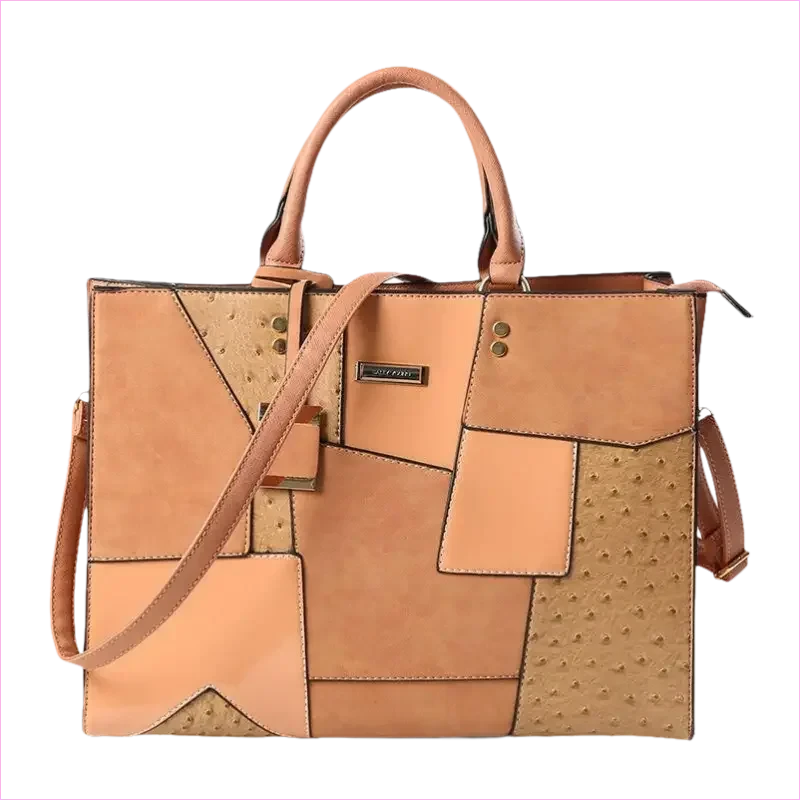 Stylish Large Capacity Handbag Set for Women in Contrasting Styles - Pleasures and Sins